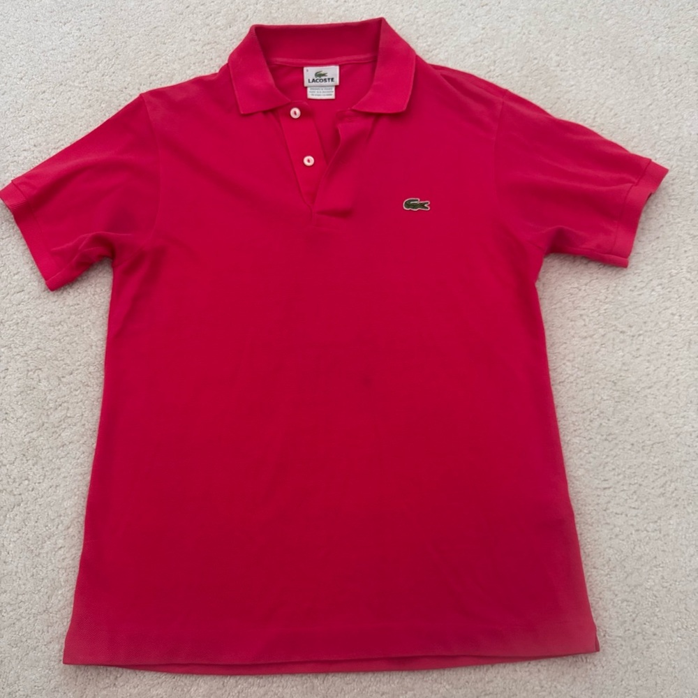 Men’s Lacoste red Polo Shirt